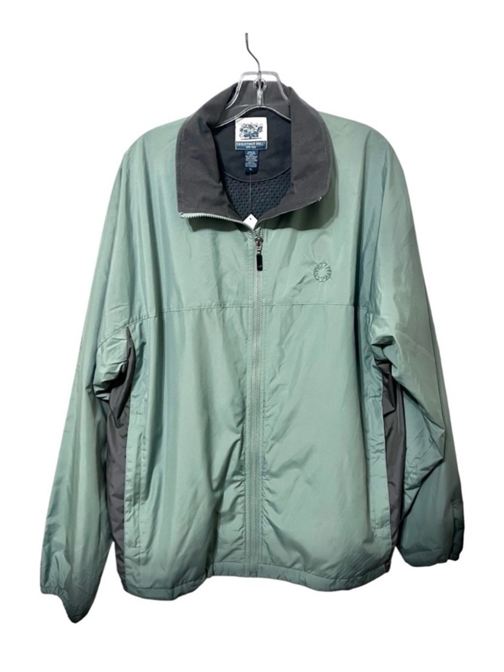 Chestnut Hill Men Green Zip Up Jacket Size XL New